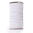 thumbnail image 1 of 100 Yards Corde Élastique Tressée de 1/4 Pouces de Largeur pour Couture de Masques, Bricolage - 2 Rouleaux, 1 of 6