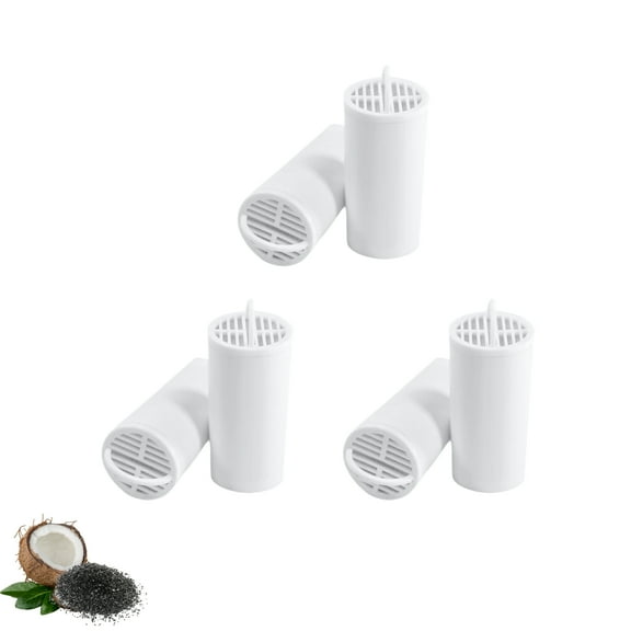 Charcoal Water Filter Replacements for Drinkwell 360 Pet Water Fountain By NISPIRA, 6 Filters