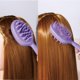 thumbnail image 2 of Green DoubleSided Hair Brush with Soft Bristles for Deep Scalp Massage and DualSided Cleaning, 2 of 4