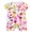 Floral K, variant on Infant Baby Girls 2 Way Zipper Romper Toddler Girls Cotton Jumpsuit Newborn Short Sleeve One-piece Sleeper 3M-3T, Clouds