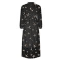 thumbnail image 3 of FcBaudy Robe de Cour, Robes pour Femmes, Robes d'Été pour Femmes Mode pour Femmes Manches Longues Imprimé Col Rond Robe Longue Princesse pour Dames Robe de Cour, 3 of 4