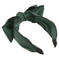 thumbnail image 6 of Unique Bargains 1 Pc Double Layered Bow Knot Headband Hairband for Women Green 2.6 Inch Wide, 6 of 7