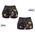 thumbnail image 5 of Picia Casino Cards Poker Printed Workout Shorts for Women Seamless Scrunch Butt Lifting High Waisted Yoga Gym Booty Running Moisture-wicking Short Pants-Medium, 5 of 9