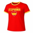thumbnail image 2 of Playera George para Dama, Manga Corta Estampada Rojo Talla CH, 2 of 4