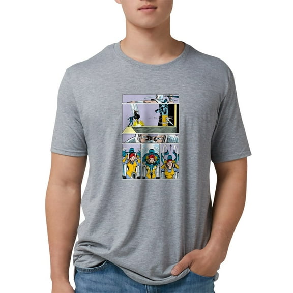 CafePress - G.I. Joe Snake Eyes Saving Sc Men's Deluxe T Shirt - Mens Tri-blend T-Shirt