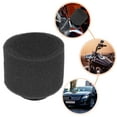 thumbnail image 3 of Universal 45mm Straight Motorcycle ATV Air Filter Cleaner for 50cc Engine Cleaner Black, 3 of 6
