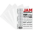 thumbnail image 2 of JAM Paper Matte Two Pocket Folders, Baby Blue, 6/Pack, 2 of 5