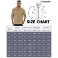 thumbnail image 3 of Colsmile Men's Cable Knit Sweater Stand Collar Quarter Button Pullover Casual Long Sleeve Knitwear, 3 of 9