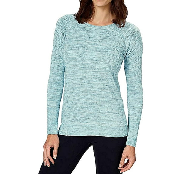 Champion Ladies' Lightweight Long Sleeve Tee - Parrot Blue (Small)