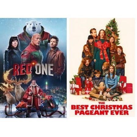Red One (2024) + The Best Christmas Pageant Ever (2024) : 2 Movie Collection English d v d