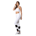 thumbnail image 3 of Conjunto deportivo Baleev Fit eco-friendly Top y Malla color blanco mix, 3 of 8