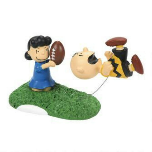 Department 56 Peanuts Village Accessories Lucy and Charlie Brown a Fall Tradition Figurine