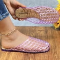 thumbnail image 5 of COM STAR Women Jelly Sandals Lightweight Mesh Flat Summer Slip-On Beach Sandal for Casual Wear Vacation and Daily Outings, 5 of 6
