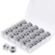 thumbnail image 1 of 25 bobinas para máquina de coser, bobinas de metal vacías, carretes de coser con estuche de almacenamiento para Brother, Janome, Kenmore, 1 of 5