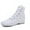 White, variant on Missfiona Women's Jazz Shoes over The Ankle Ballroom Ballet Dancing Shoes(5,White)