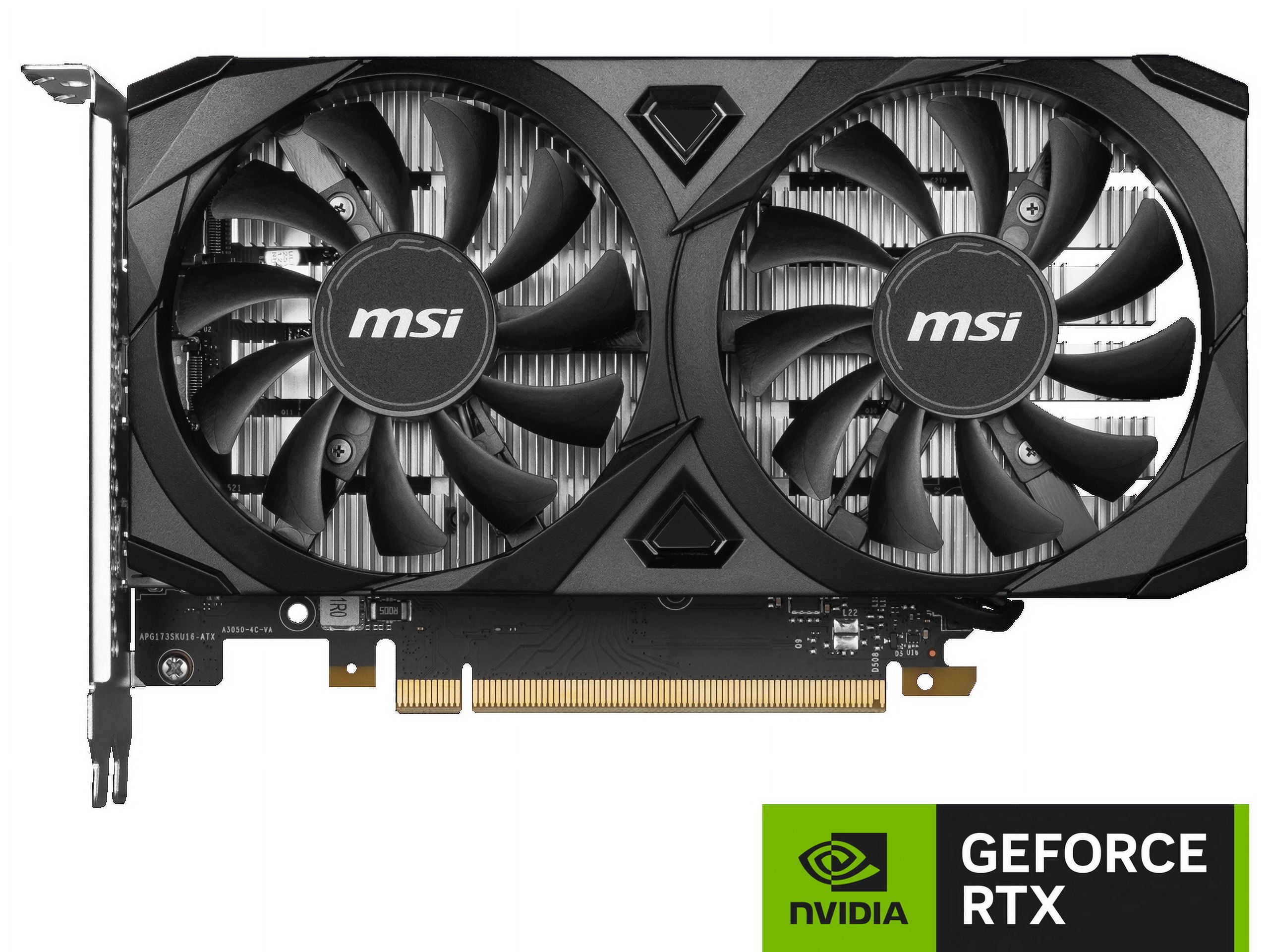 MSI GeForce RTX 3050 6GB GDDR6 GeForce MSI GeForce RTX 3050 GAMING