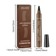 thumbnail image 2 of HOARBOEG Easy To Color And It Can Easily Create A Gradient Natural Eyebrow Makeup Effect Four Forked Water Eyebrow Pencil 2ml Clearance Sale, 2 of 2
