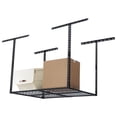 thumbnail image 2 of Overhead Garage Storage Rack, Adjustable Garage Storage Organization Systerm, Heavy Duty Steel Garage Ceiling Storage Racks, 500lbs/600lbs Weight Capacity, 2 of 7
