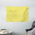 thumbnail image 1 of Yellow Chevron Tapestry, Thin Yellow and White Chevron Stripes Retro Pattern in Contemporary Design, Wall Hanging for Bedroom Living Room Dorm Decor, 60W X 40L Inches, Yellow White, by Ambesonne, 1 of 2