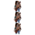thumbnail image 1 of Jumpingount Camisa de mujer de poliéster cuello plisado Casual elegante lavable a mano blusa bohemia salidas diarias camisas de oficina ropa verde L Type1 NO1 Jumpingount CBP137685, 1 of 6