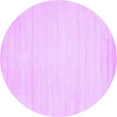 thumbnail image 1 of Ahgly Company Indoor Round Abstract Purple Contemporary Area Rugs, 8' Round, 1 of 4