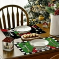 thumbnail image 4 of Christmas Placemats Halloween Table Mats Decor and Christmas Decorations for Home Party, 4 of 6