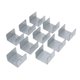 thumbnail image 1 of Capacidades De Panel De Cerca De 10 Piezas, Sujetadores De Maderas De Acero Galvanizado De Forma U Para Postes De Maderas De Concreto, Anti Vibraciones Anti Vibraciones Que, 1 of 7