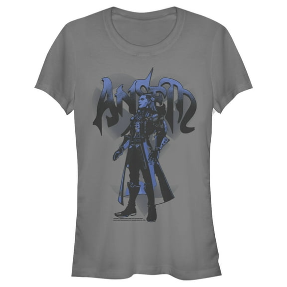 Junior's Kingdom Hearts 1 Seeker of Darkness  Graphic Tee Charcoal X Large