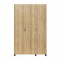 thumbnail image 6 of Systembuild Evolution Lory 3 Door Wardrobe with Clothing Rod in Natural, 6 of 11