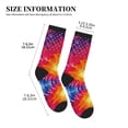 thumbnail image 3 of Women's Men's Autism Awareness Puzzle Flag Colorful Novelty Pattern Crew Athletic Socks, 3 of 7