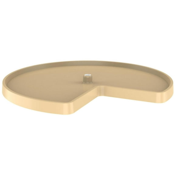Rev-A-Shelf 3471-32-52 Value Line Plastic 1-Shelf 32" Kidney Shaped Lazy Susan For Corner