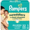thumbnail image 1 of Couches Pampers Swaddlers, absorbantes, gardent bébé au sec et confortable, couche jetable pour bébé sans danger pour la peau, taille 1 (3,6 à [8 à 14 lb]), 1 of 26