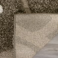 thumbnail image 5 of SAFAVIEH Florida Teodor Floral Shag Runner Rug, Smoke/Beige, 2'3" x 13', 5 of 7