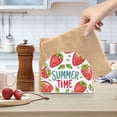 thumbnail image 6 of Strawberry Summer Time Word Napkin Holder for Table Clear Napkin Stand Paper Holder Acrylic Organizer Dispenser Napkins for Dinner Kitchen Restaurant Room, 6 of 8