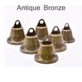thumbnail image 1 of Campanas chapadas en oro de 22-48mm, adornos de trompeta, cascabel de bronce antiguo para manualidades hechas a mano, decoración de fiesta, boda y Navidad, 1 of 4