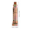 thumbnail image 2 of GOOHOCHY 5Pcs Wall Anchors For Drywall Expansion Bolts Golden Carbon Steel Gecko Design For Hardware, 2 of 6