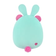 Squishmallows Official 8 inch Care Bears - Cheer Bear in Bunny Suit - Childs Ultra Soft Plush Toy