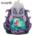 thumbnail image 2 of pequeña con correa doble para mujer con diseño de villanos de Disney de Loungefly con bola de cristal y Ursula, 2 of 5