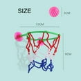thumbnail image 5 of Kids Adults Portable Suction Cup Mini Toy Basketball Hoop Net Play Set, 5 of 5