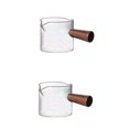 thumbnail image 1 of 2x Glass Measuring Cup Temperature Resistant for Bar BLESIY Jarras medidoras, 1 of 8