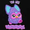thumbnail image 3 of CafePress - Furby You Are Wonderful Kids T Shirt - Dark T-Shirt Kids XS-XL, 3 of 4