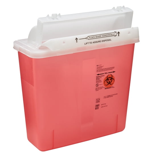SharpStar In-Room Sharps Container 1.25 gal. Horizontal Entry Case of 20