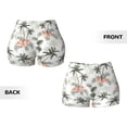 thumbnail image 5 of Kdxio Vintage Palm Trees Print Workout Shorts for Women Seamless Soft Smooth Gym Yoga Scrunch Active Shorts, 5 of 9