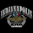 thumbnail image 2 of Mens Indy 500 Distressed Classic Crest T Shirt, 2 of 5