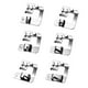 thumbnail image 5 of Injueey 6 Pieces Narrow Foot Hemmer Simple Items Needlework Wide Accessory Tailoring Machine Sewing Metal Supplies Adjustable Household Type1 NO1, 5 of 6