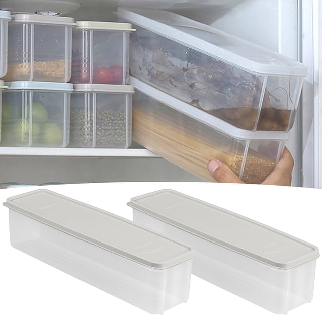 Food Storage 2 Pasta Container Storage Sealed Refrigerator Vermicelli Grain Storage With Lid 2PCS