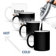 thumbnail image 4 of 3dRose, Berner Dad - Bernese Mountain Dog - doggie by breed - brown muddy paw prints - doggy lover pet owner, 11oz Magic Transforming Mug, 4 of 8