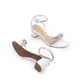 thumbnail image 3 of Sandalia DREAM PAIRS DWUMHS2559 Tacones de Cristal Blancos Talle 11, 3 of 7