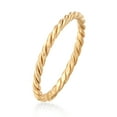 thumbnail image 3 of Ross-Simons 18kt Yellow Gold Roped Ring, Women's, Adult, 3 of 5