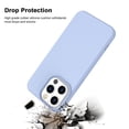 thumbnail image 3 of CocoStake Compatible with iPhone 13 Pro Case 6.1 " 2021 , Liquid Silicone Full Body Protection Cover Case with Screen and Camera Protection, Soft Microfiber Lining [Purple], 3 of 7